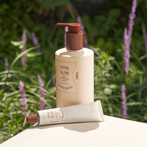 TYPE No. 40ml hand cream + 350ml hand wash