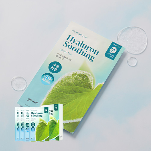 Houttuynia Cordata Hyaluronic Soothing Jelly Mask 4 sheets