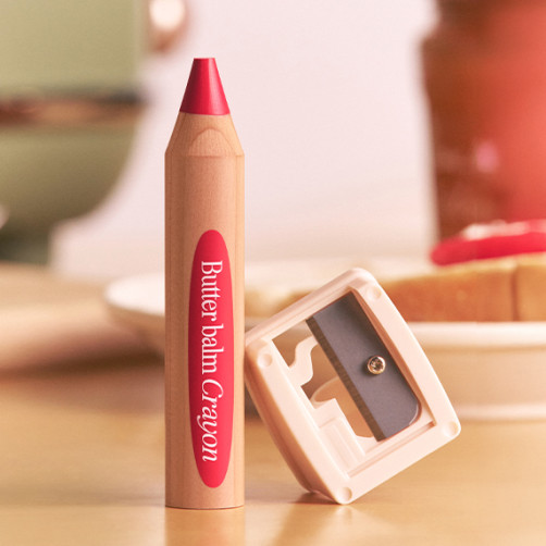Butter Bomb Crayon Special Set (main product + sharpener)
