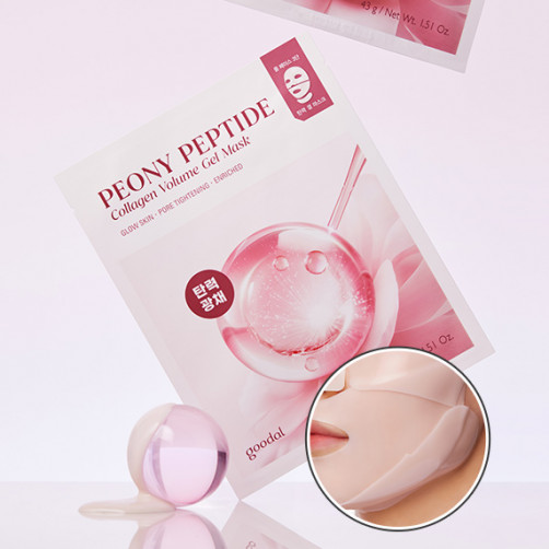 Peony Peptide Collagen Elasticity Gel Mask