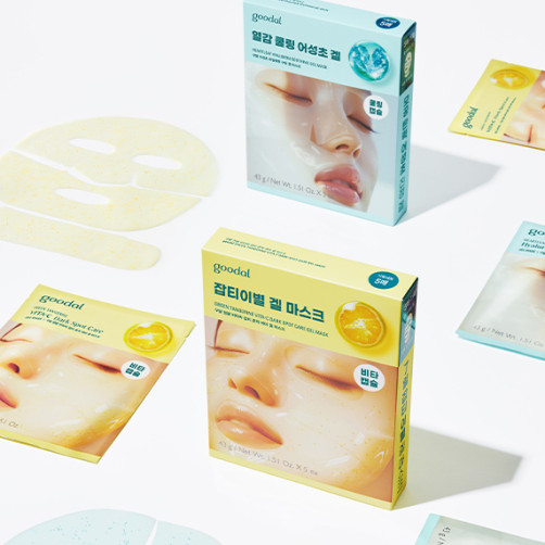 Goodal Gel Mask (Green Tangerine/Houttuynia cordata)