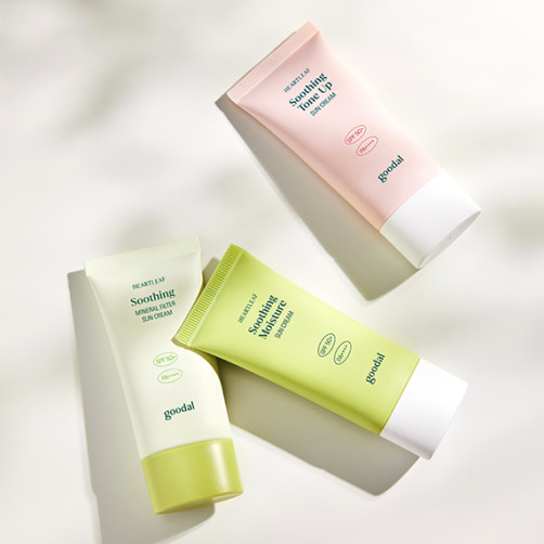 Programme de protection solaire Houttuynia cordata (crème solaire/sérum solaire/stick solaire)