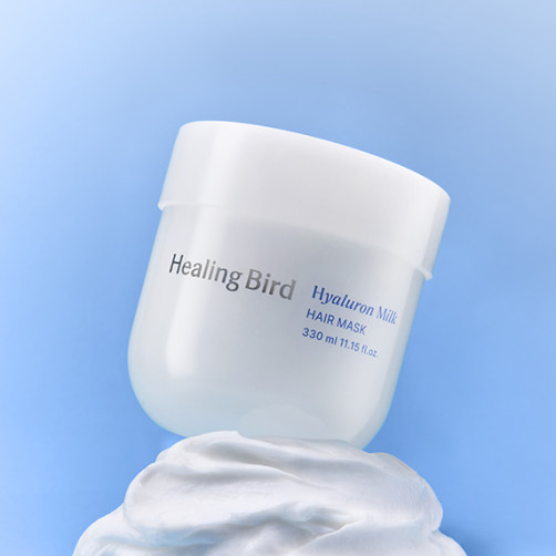 힐링버드 히알루론 밀크 헤어 마스크 기획세트 (본품330ml+샴푸31ml)
