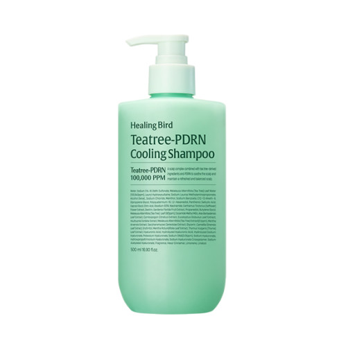 힐링버드 티트리 PDRN 쿨링 샴푸 500ml